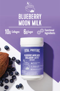 Blueberry Moon Milk Collagen Latte