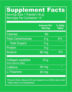 Matcha Collagen - Peach